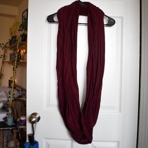 Urban Outfitters Burgundy Infinity Scarf